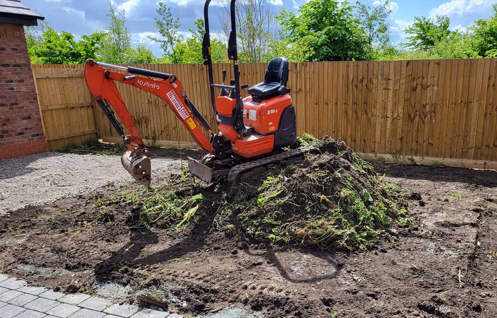 MKL Groundwork Services mini excavator